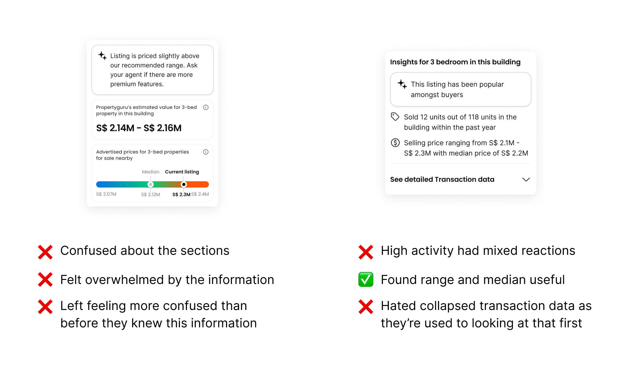 User testing round 1 findings